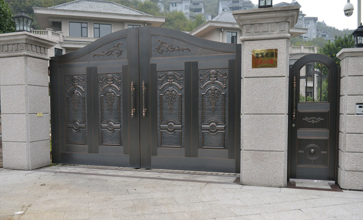 庭院铜艺门-003